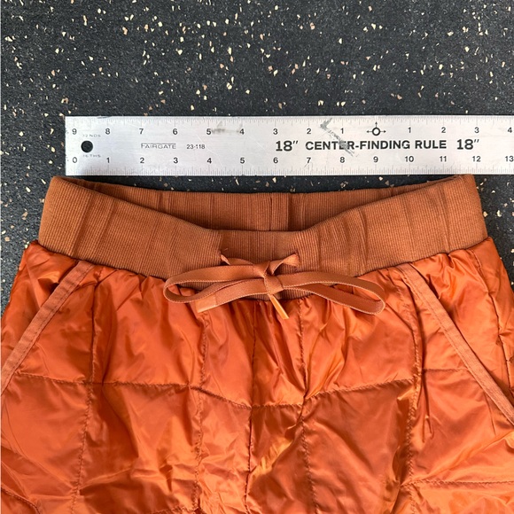 Stoic Vibrant Orange Quilted Pants - Picture 2 of 5